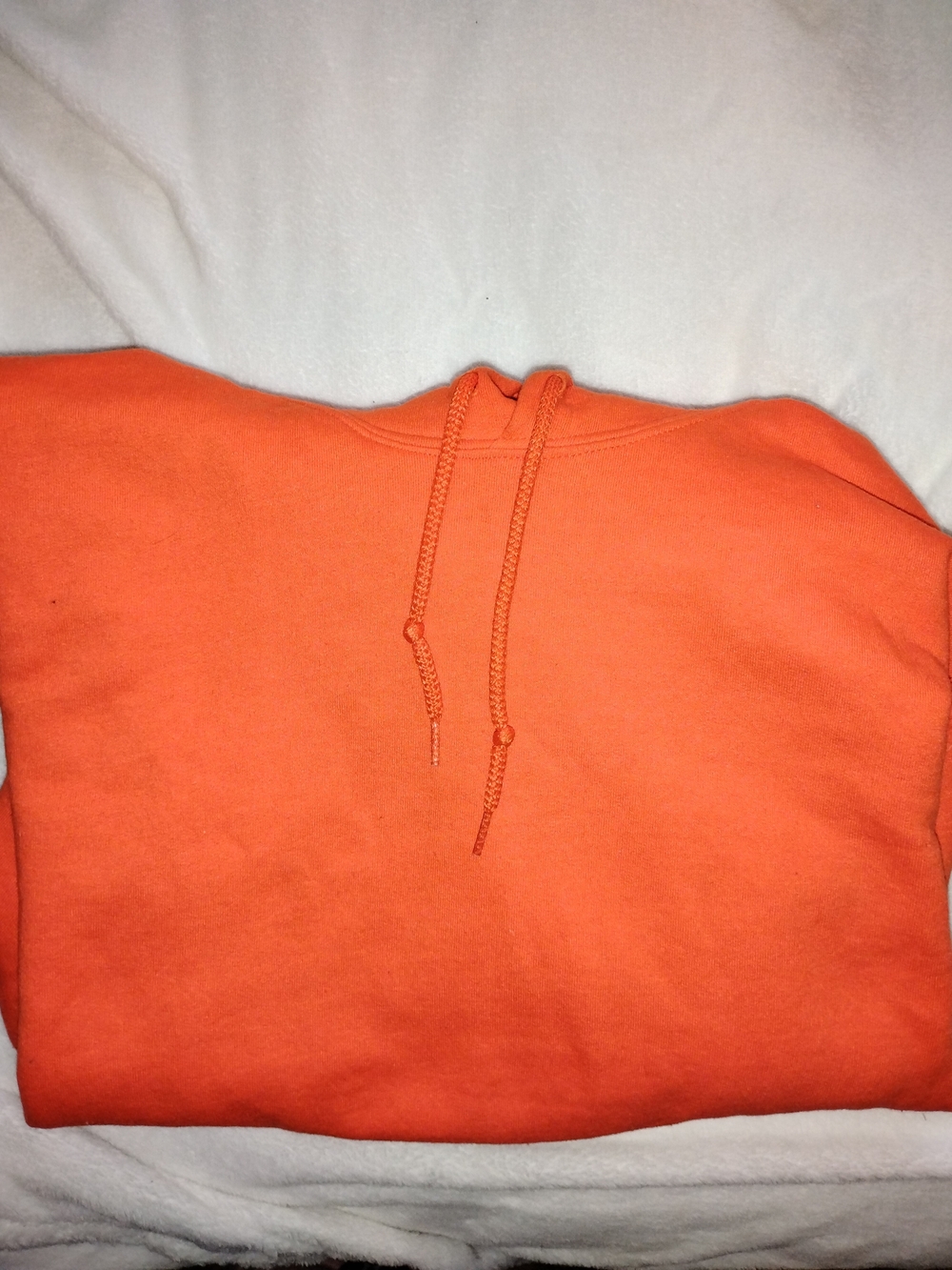 Classic Orange Pullover Hoodie - Men's Casual Sweatshirt